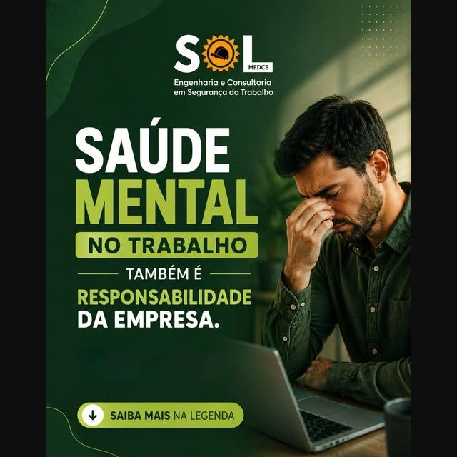 Publicação da SOL sobre saúde mental no trabalho